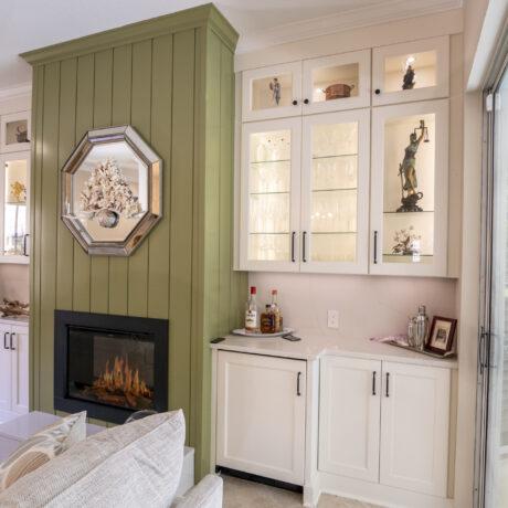 Custom Framed Cabinet Built-In