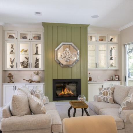 Custom Framed Cabinet Built-In