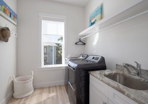 White Shaker Vanity Cabinets in Destin, Florida