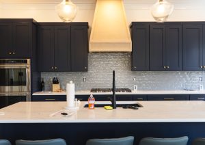Blue Shaker Cabinets