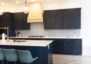 Blue Shaker Cabinets