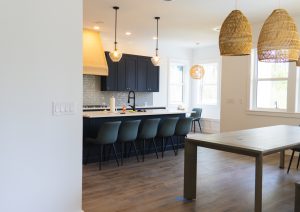 Blue Shaker Cabinets