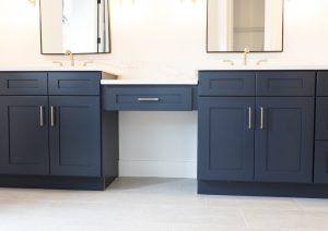 Blue Shaker Vanity