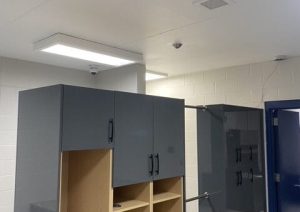 Grey Commercial Slab Euro Door