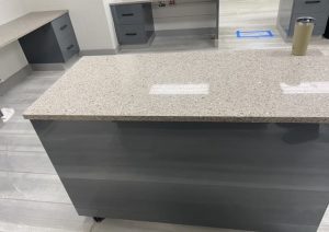 Grey Commercial Slab Euro Door