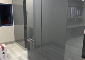 Grey Commercial Slab Euro Door